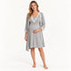 Chemise De Nuit Coton Femme Gris | le Juste Pyjama