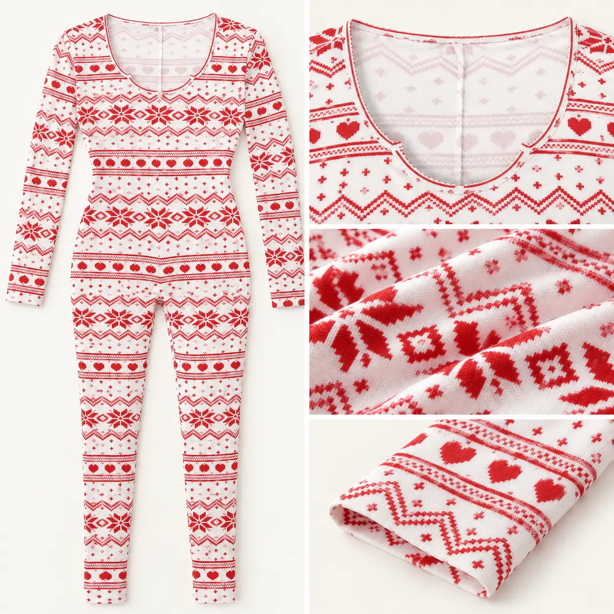 Combinaison Pyjama Motif Noël – vue 3 | le Juste Pyjama
