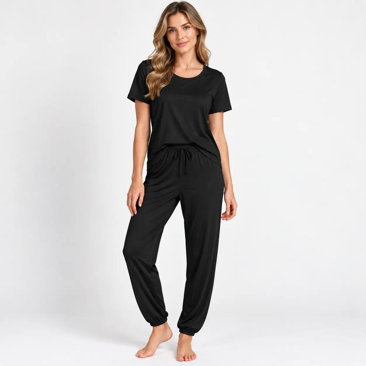 Ensemble De Pyjama Manches Courtes Pantalon Deux Pièces – vue 5 | le Juste Pyjama