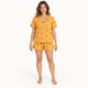 Ensemble Pyjama Femme En Gaze De Coton Imprimé Carotte | le Juste Pyjama