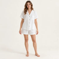 Ensemble Pyjama Short Gaufré – vue 6 | le Juste Pyjama