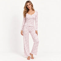 Pyjama Côtelé Floral | le Juste Pyjama