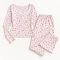 Pyjama Côtelé Floral – vue 5 | le Juste Pyjama
