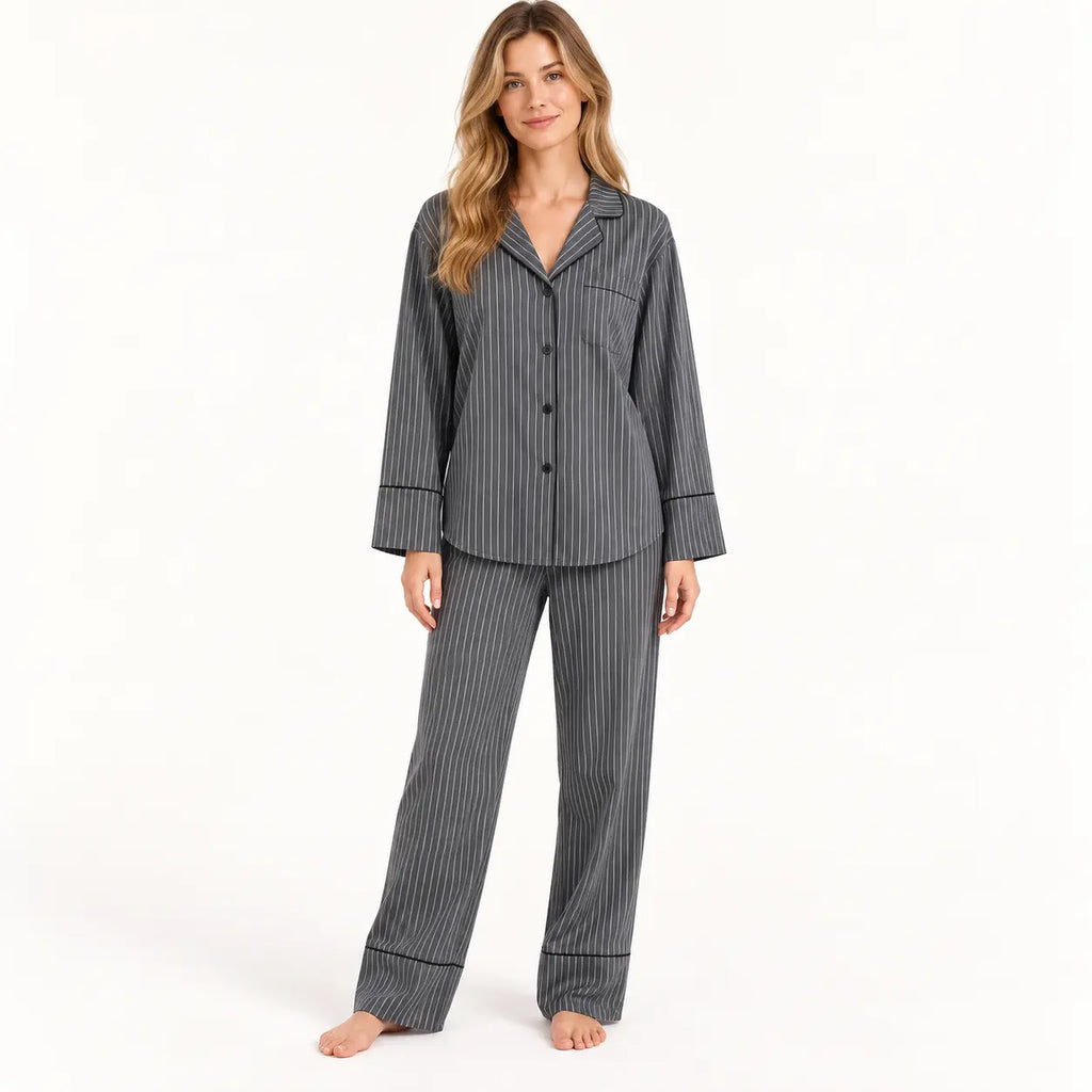 Pyjama Deux Pièces À Rayures Femme | le Juste Pyjama