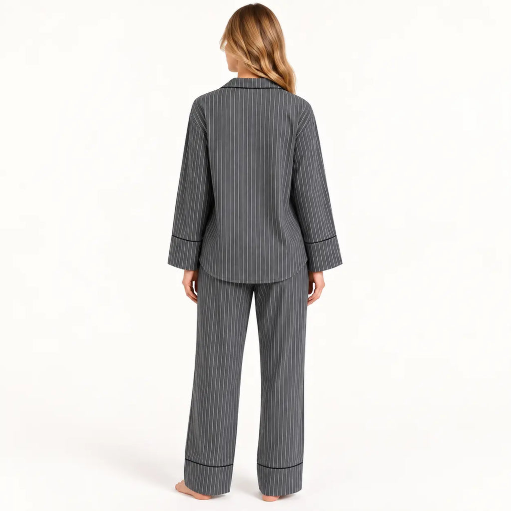 Pyjama Deux Pièces À Rayures Femme – vue 2 | le Juste Pyjama