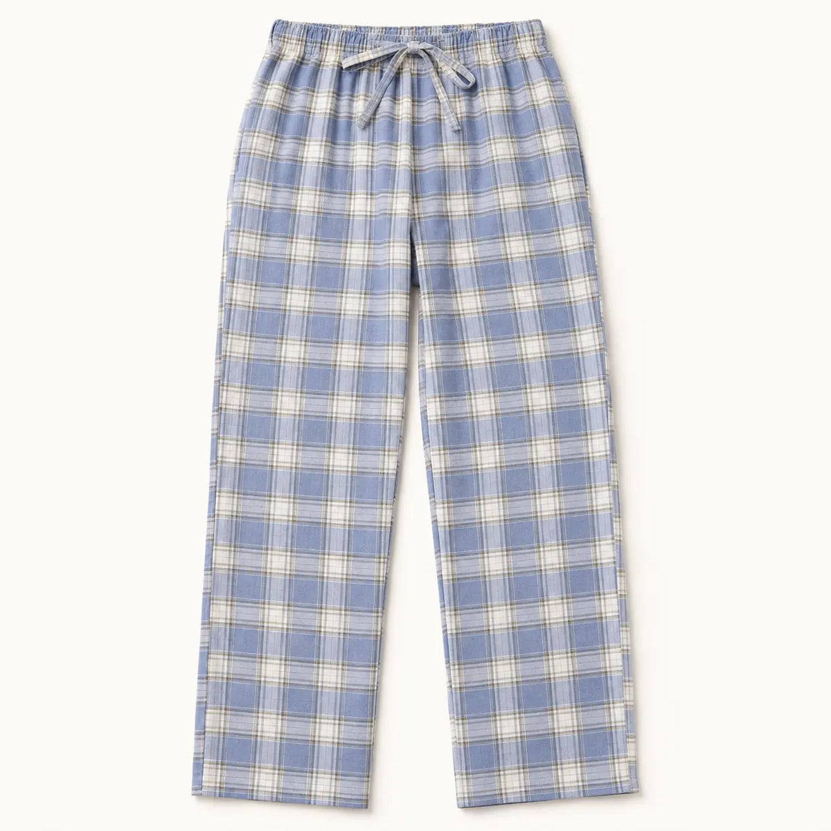 Pyjama En Coton À Carreaux coloris bleu | le Juste Pyjama