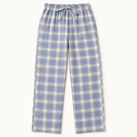 Pyjama En Coton À Carreaux coloris bleu | le Juste Pyjama