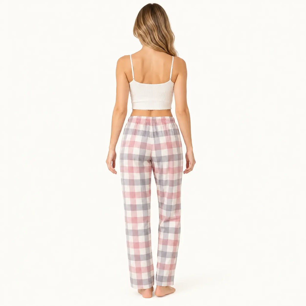 Pyjama En Coton À Carreaux – vue 2 | le Juste Pyjama