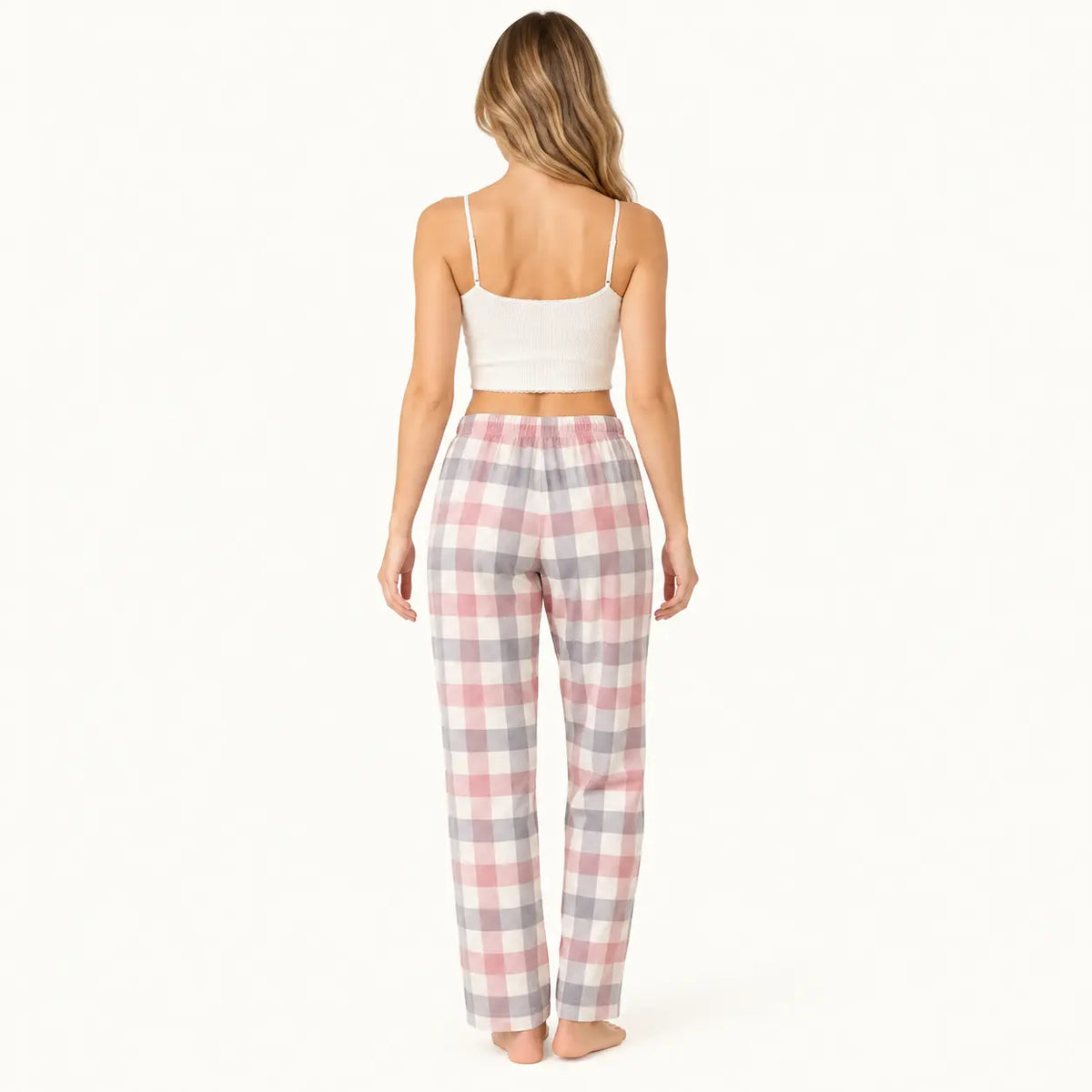 Pyjama En Coton À Carreaux – vue 2 | le Juste Pyjama