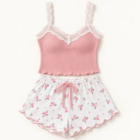 Pyjama En Dentelle Floral – vue 8 | le Juste Pyjama