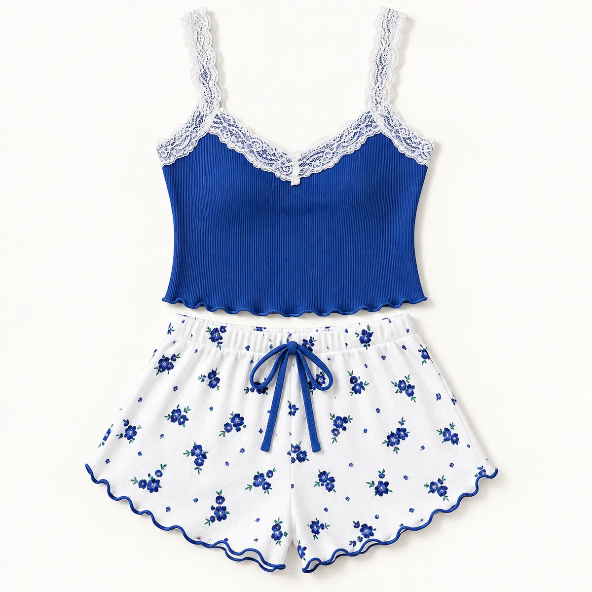 Pyjama En Dentelle Floral – vue 5 | le Juste Pyjama