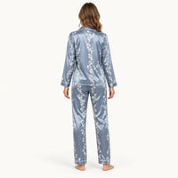 Pyjama En Satin À Imprimé Floral – vue 2 | le Juste Pyjama