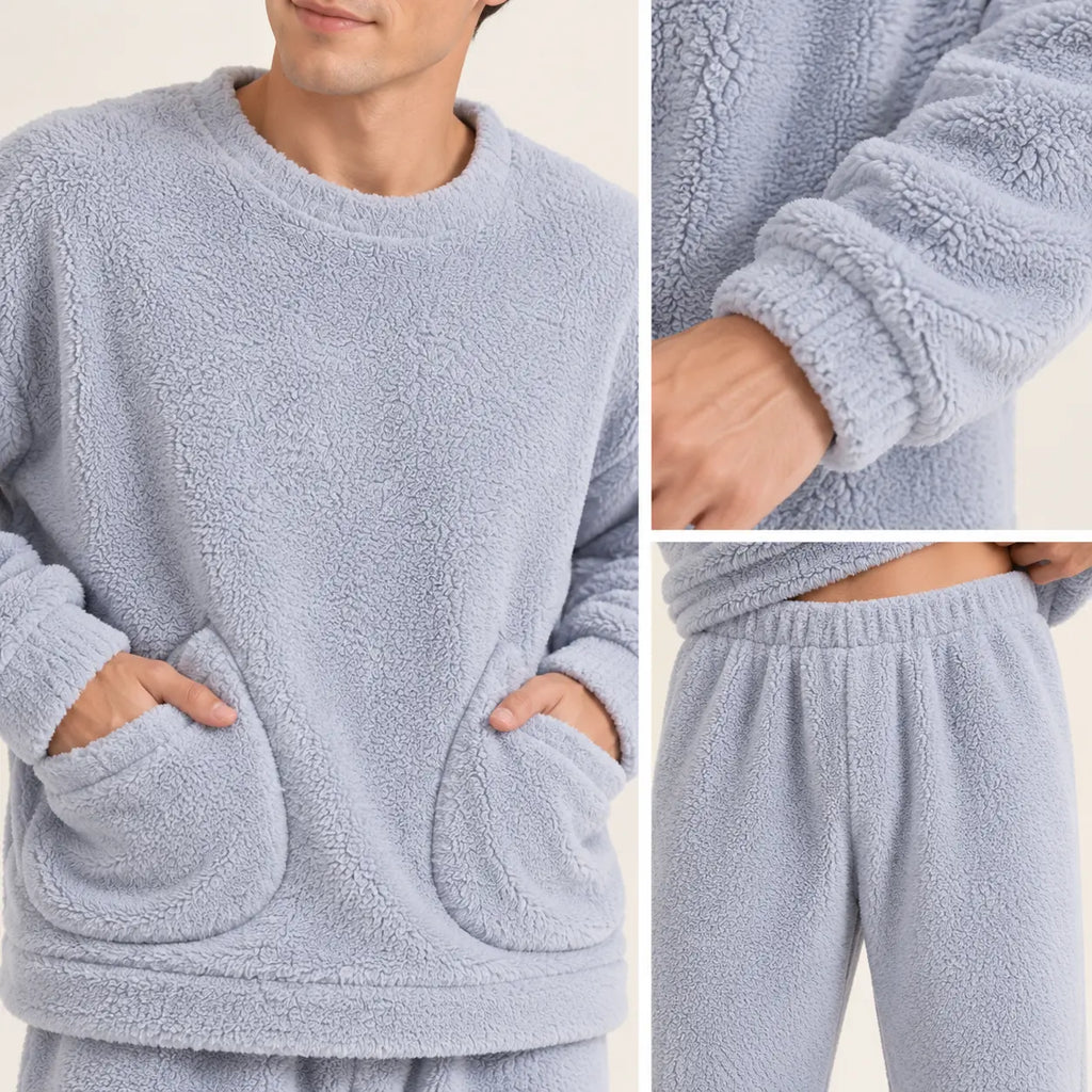 Pyjama En Velours De Corail Pour Homme – vue 3 | le Juste Pyjama
