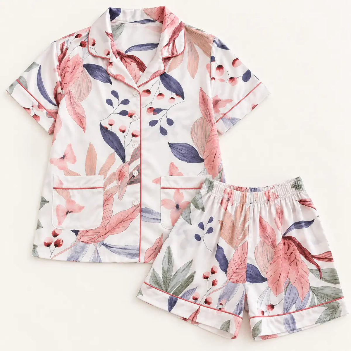 Pyjama En Viscose Imprimé – vue 5 | le Juste Pyjama