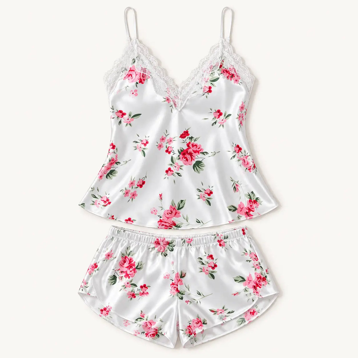 Pyjama Femme 2 Pièces À Imprimé Floral, Col V – vue 4 | le Juste Pyjama