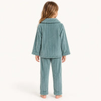 Pyjama Flanelle Côtelé Enfant – vue 2 | le Juste Pyjama