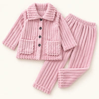 Pyjama Flanelle Côtelé Enfant – vue 6 | le Juste Pyjama