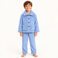 Pyjama Flanelle Côtelé Enfant – vue 7 | le Juste Pyjama