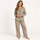 Pyjama Manches Longues Coton Deux Pièces Col Tailleur | le Juste Pyjama