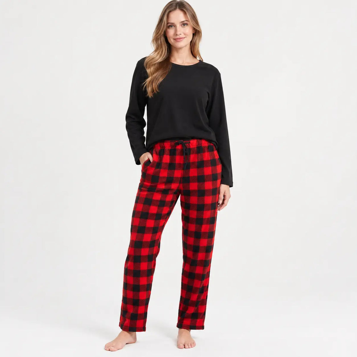 Pyjama Polaire À Carreaux | le Juste Pyjama