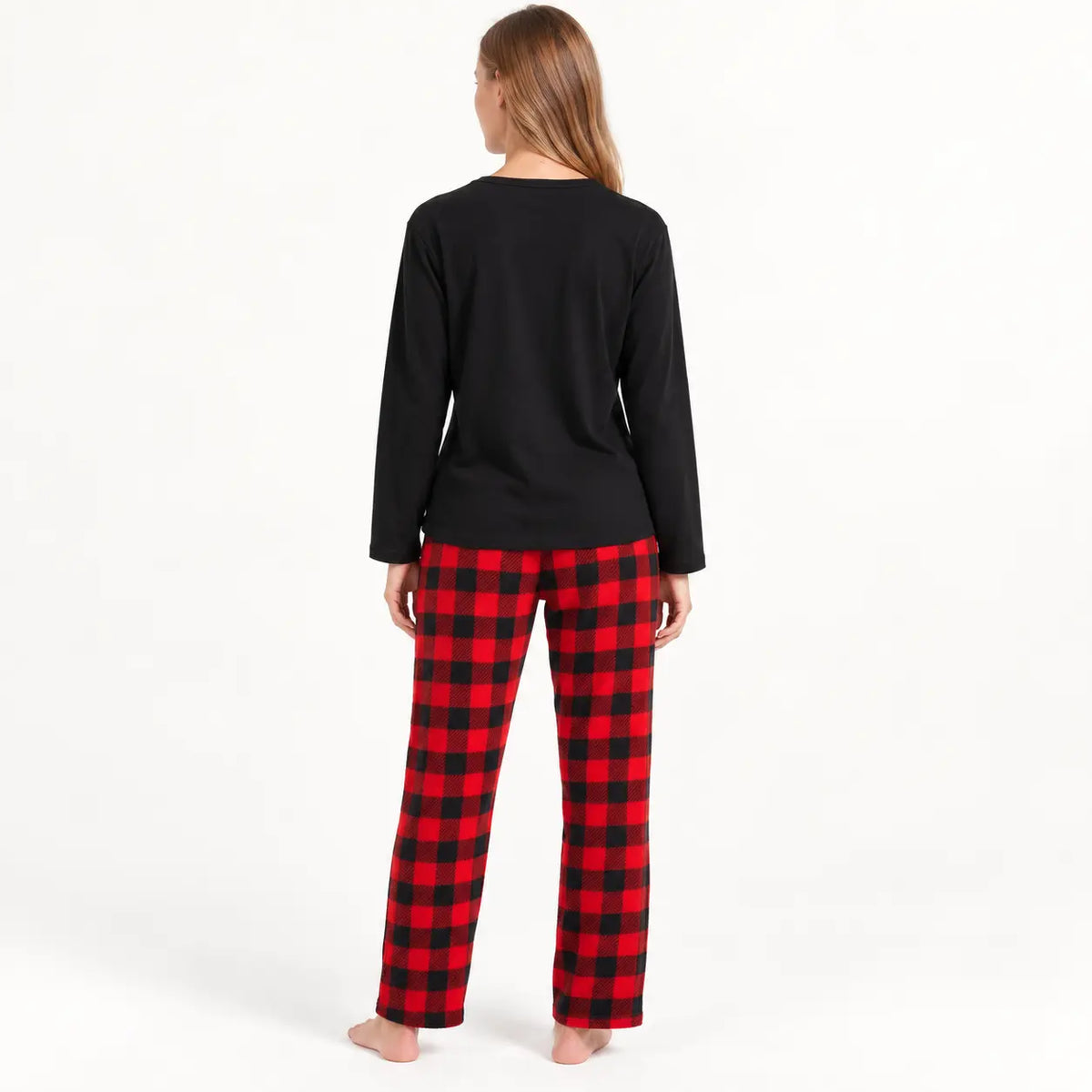 Pyjama Polaire À Carreaux – vue 2 | le Juste Pyjama