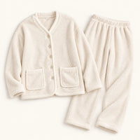 Pyjama Polaire Col En V – vue 5 | le Juste Pyjama
