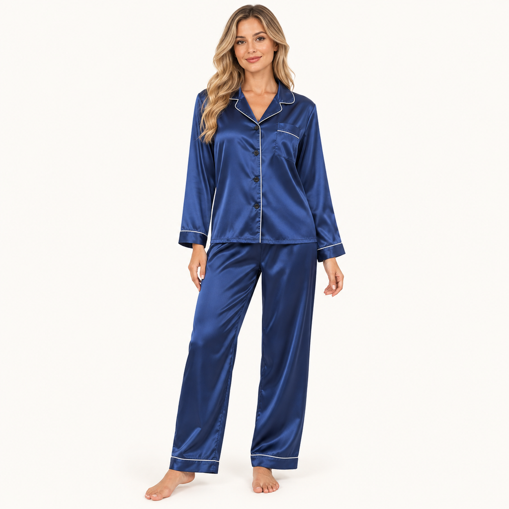 Pyjama Satin Manches Longues | le Juste Pyjama
