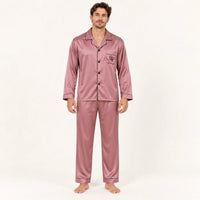 Pyjama Vêtements De Nuit Satin Couple – vue 3 | le Juste Pyjama
