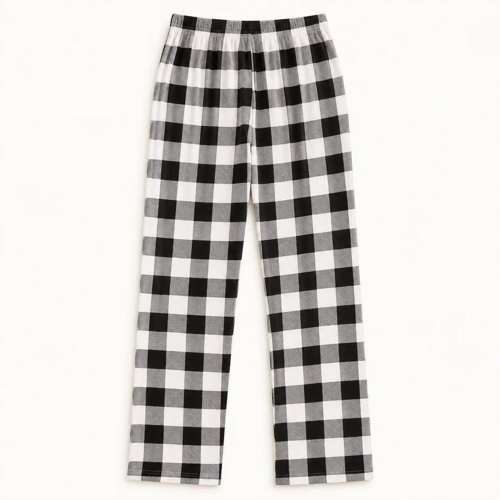 Pyjama À Carreaux coloris gris | le Juste Pyjama