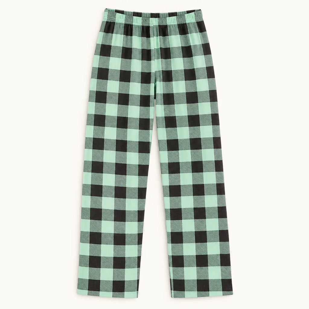 Pyjama À Carreaux coloris vert | le Juste Pyjama