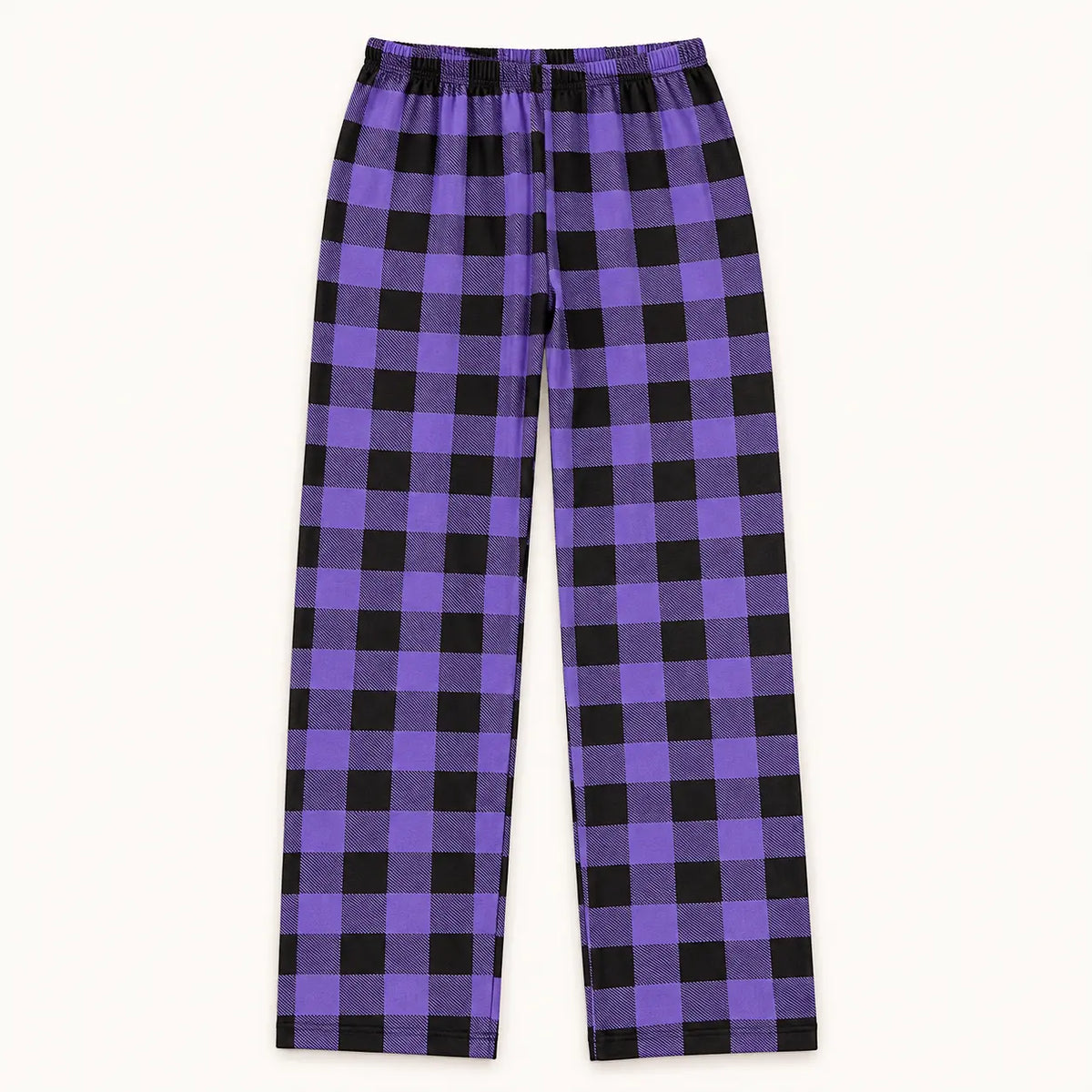 Pyjama À Carreaux coloris violet | le Juste Pyjama