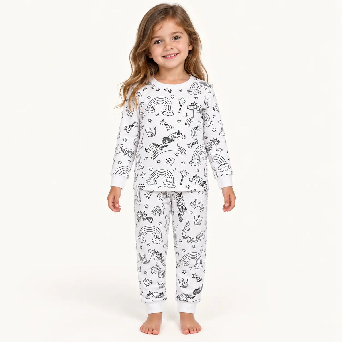Pyjama À Colorier En Coton | le Juste Pyjama