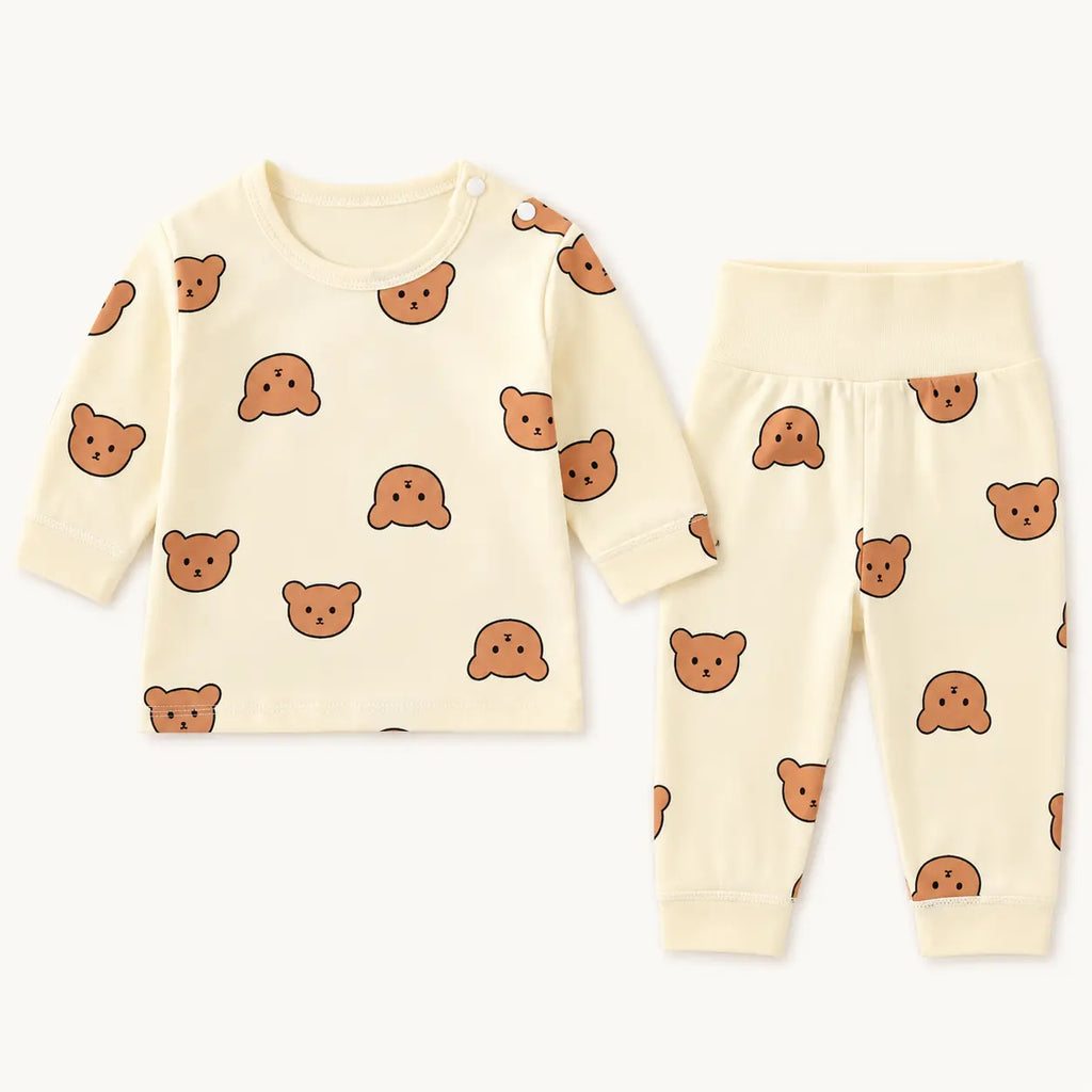Pyjama Bébé Coton Imprimé Ours Taille Haute – vue 8 | le Juste Pyjama