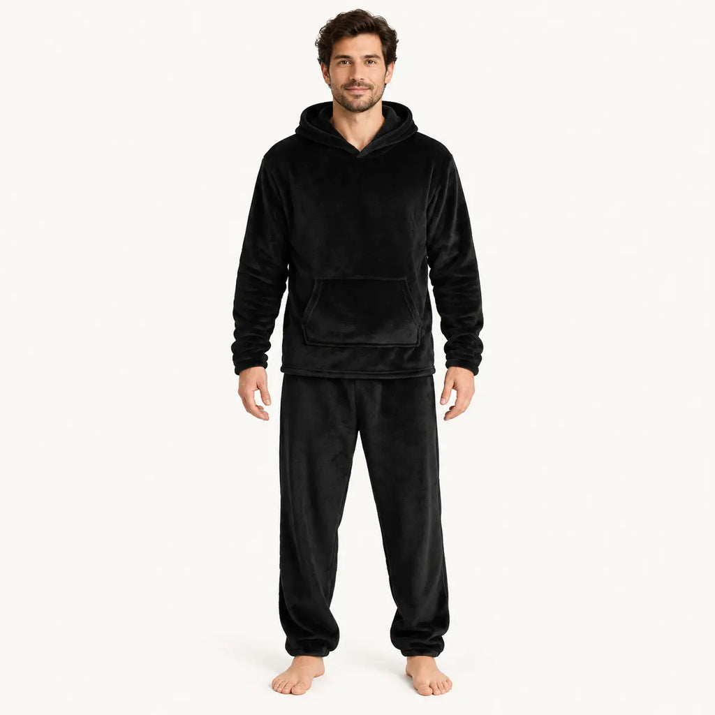 Pyjama Capuche Homme En Polaire | le Juste Pyjama