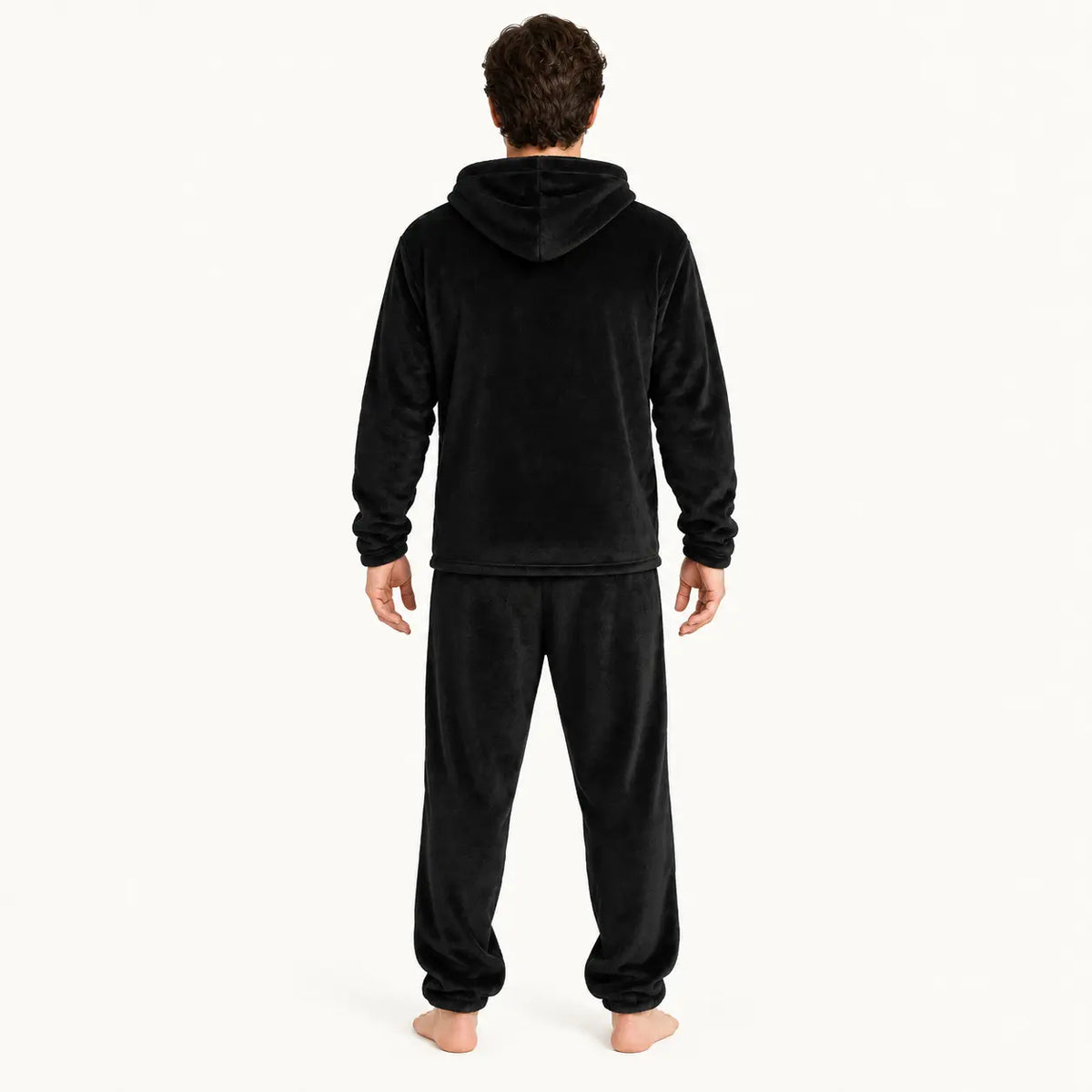 Pyjama Capuche Homme En Polaire – vue 2 | le Juste Pyjama
