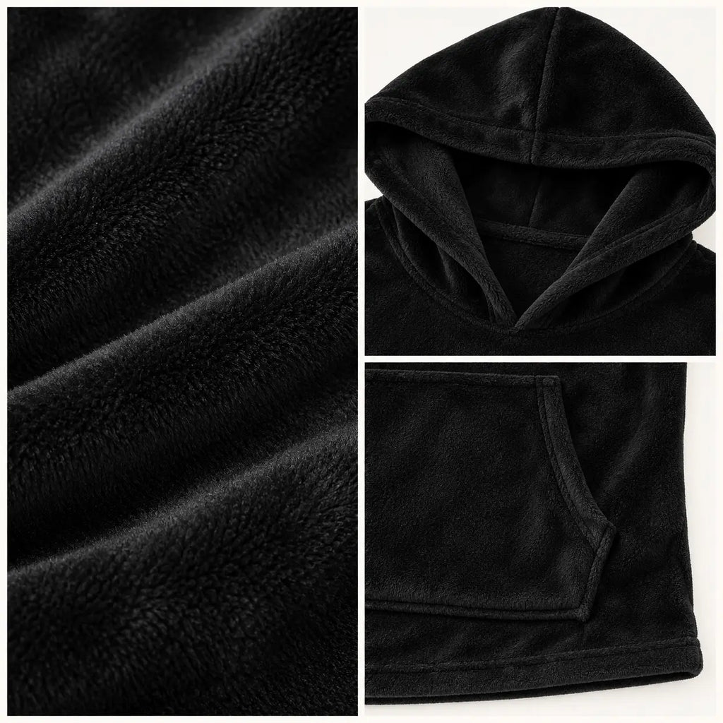 Pyjama Capuche Homme En Polaire – vue 4 | le Juste Pyjama