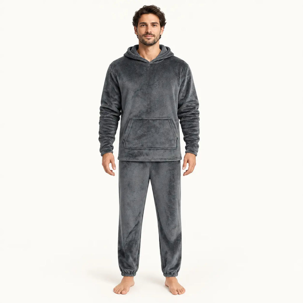 Pyjama Capuche Homme En Polaire – vue 6 | le Juste Pyjama