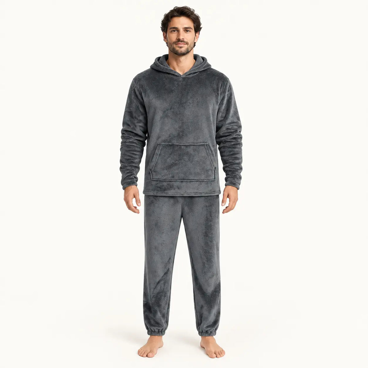 Pyjama Capuche Homme En Polaire – vue 6 | le Juste Pyjama