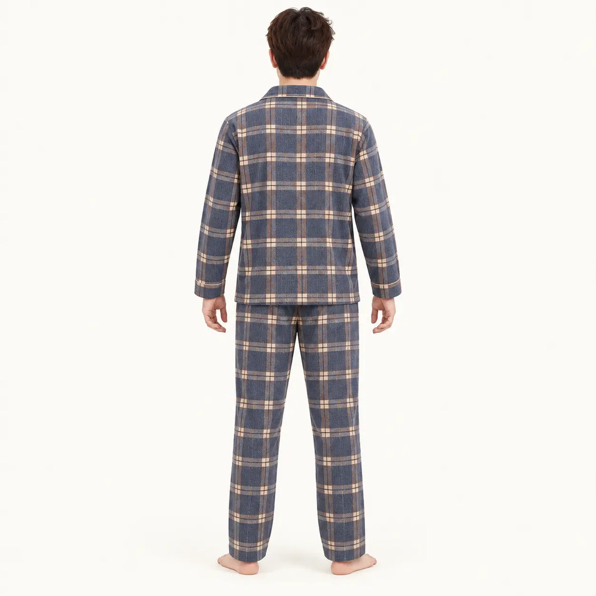 Pyjama À Carreaux Homme En Coton – vue 2 | le Juste Pyjama