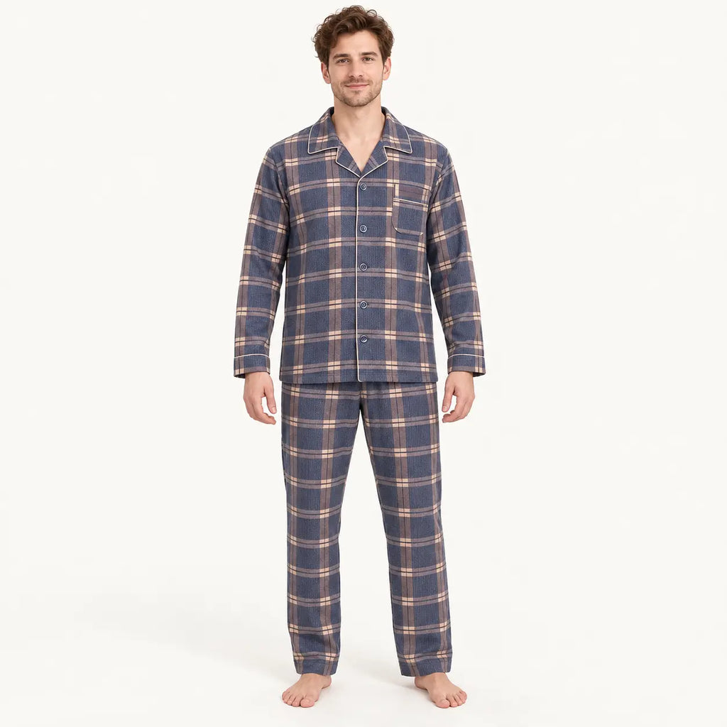 Pyjama À Carreaux Homme En Coton | le Juste Pyjama