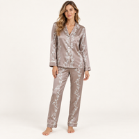 Pyjama En Satin Femme Imprimé Floral | le Juste Pyjama