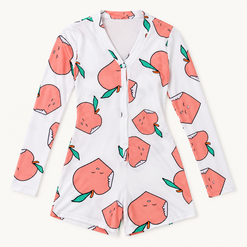 Pyjama Combi-Short De Nuit Moulant – vue 5 | le Juste Pyjama