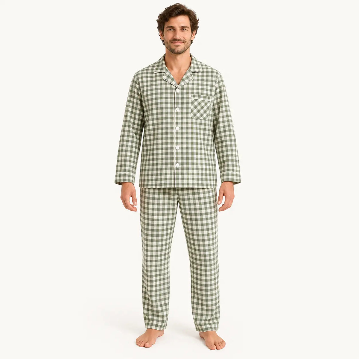 Pyjama Coton Femme À Carreaux – vue 6 | le Juste Pyjama