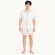 Pyjama Couple Satin Uni Manches Courtes – vue 6 | le Juste Pyjama