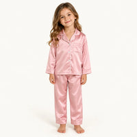 Pyjama De Printemps En Satin Rose | le Juste Pyjama