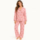 Pyjama Double Gaze De Coton Imprimé Cœurs | le Juste Pyjama