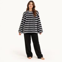 Pyjama En Flanelle Rayé – vue 7 | le Juste Pyjama