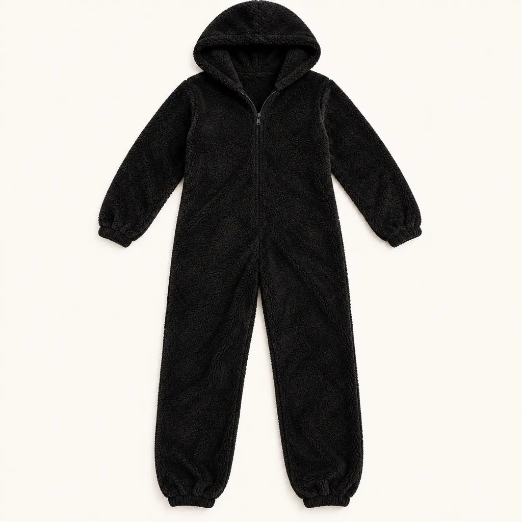 Pyjama En Polaire Femme Pelucheuse À Capuche – vue 5 | le Juste Pyjama