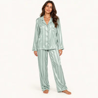 Pyjama En Satin À Rayures | le Juste Pyjama