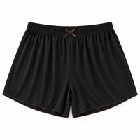 Pyjama En Soie De Glace Taille Élastique coloris noir | le Juste Pyjama